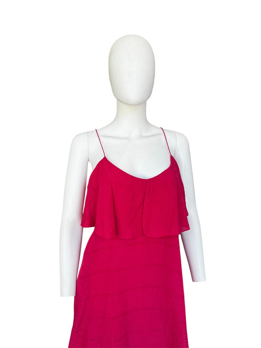 Club Monaco Pink Tiered Maxi Dress Size 6