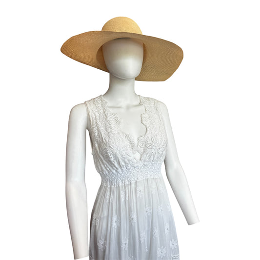 Temptation Positano Dress Made in Italy White size M