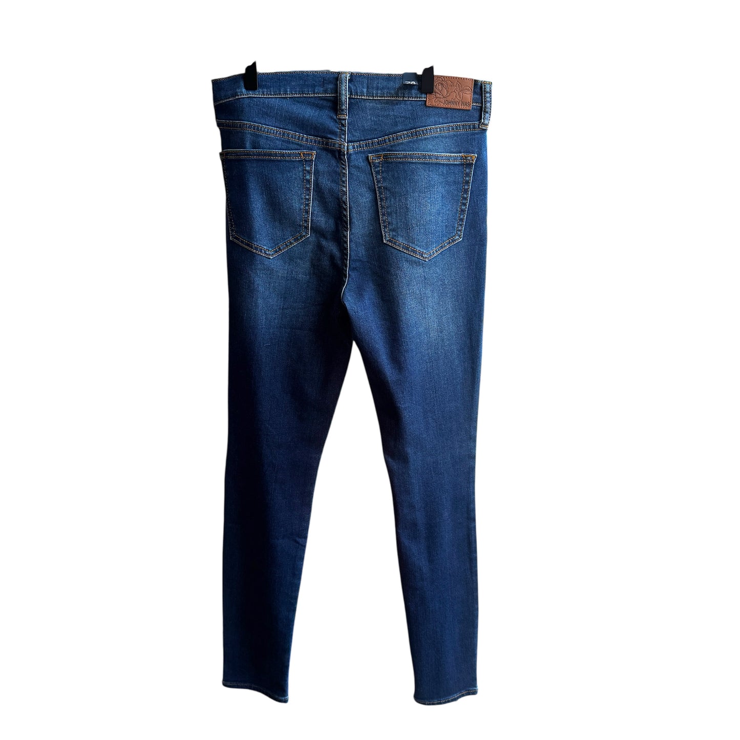Johnny Was Skinny Blue Indigo Wash Jeans Size 28