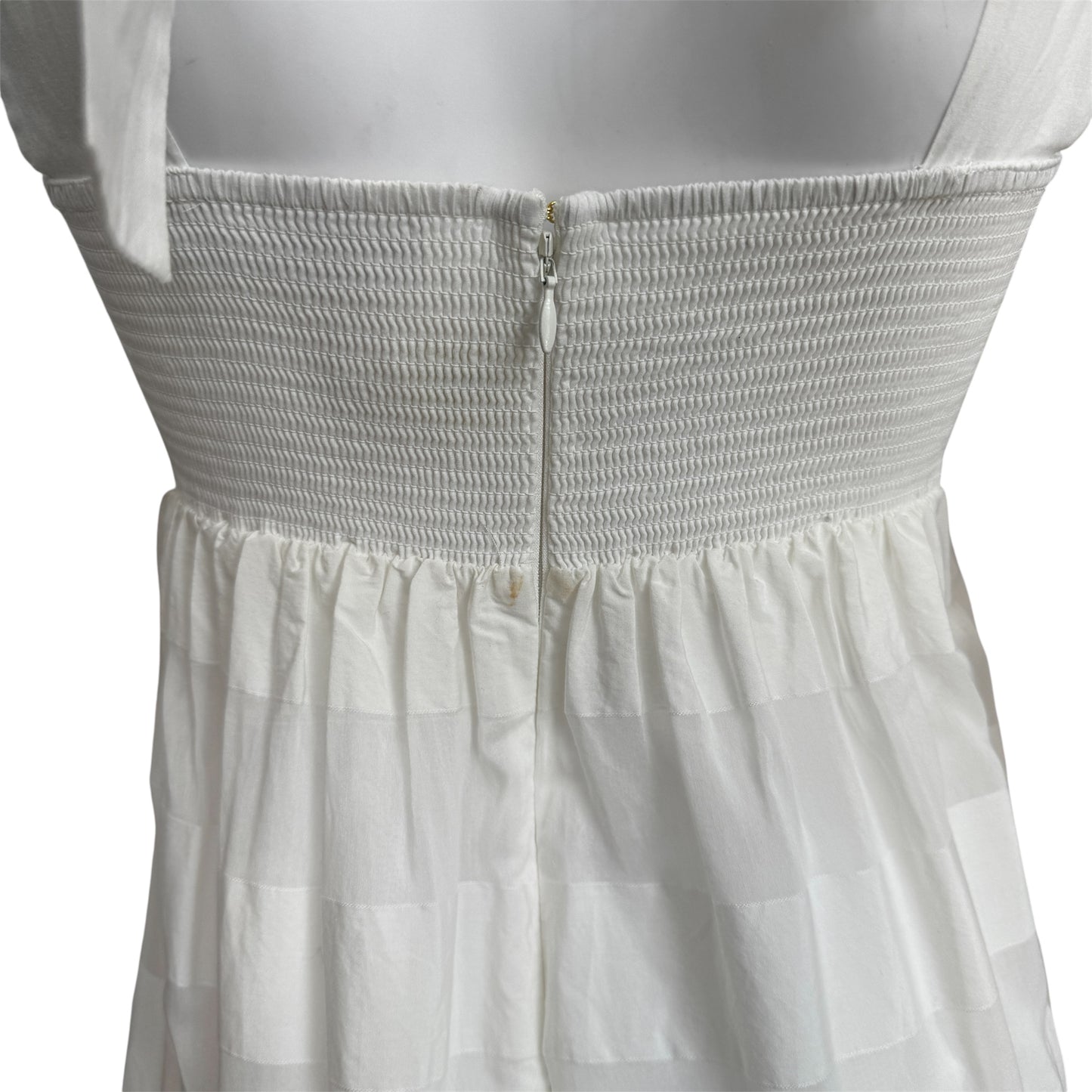 Zimmermann Rosa Stripped Picnic Dress Ivory Size 2