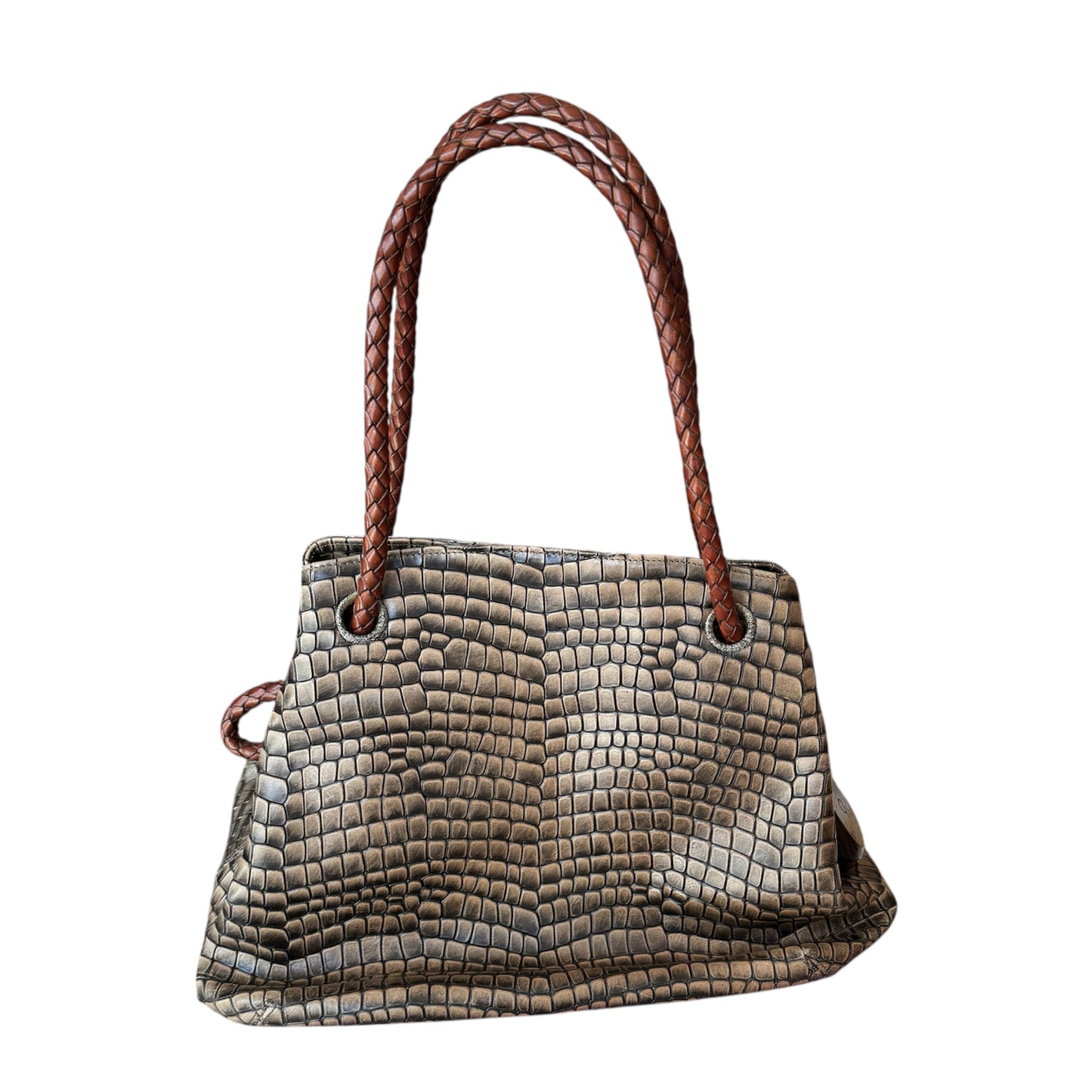 Tissa Fontenada Bucket Bag Small Reptile Handbag