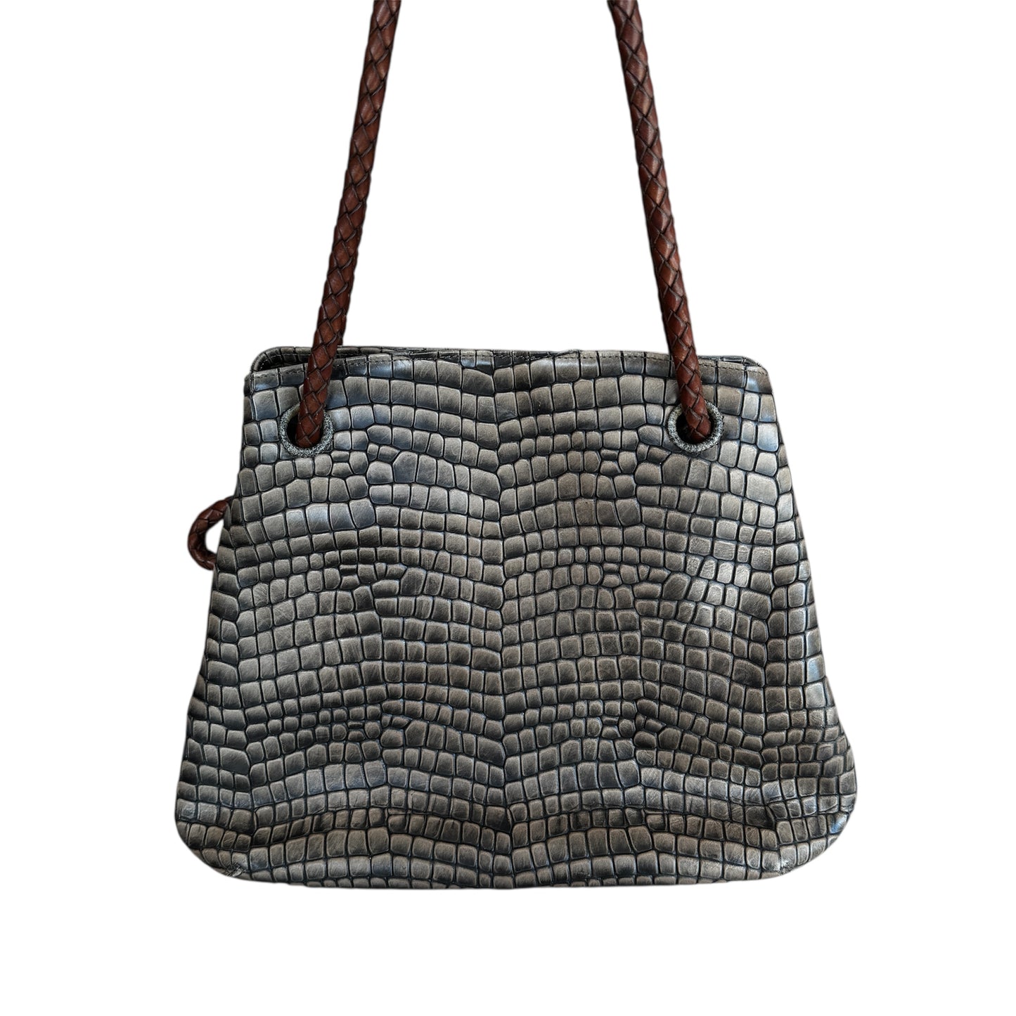 Tissa Fontenada Bucket Bag Small Reptile Handbag
