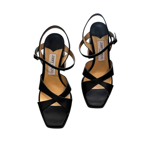 Jimmy Choo Joya 85 Black Women's Heels Size 38.5