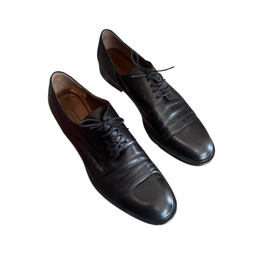 Emernegildo Zegna Black Oxford Shoes Size 41
