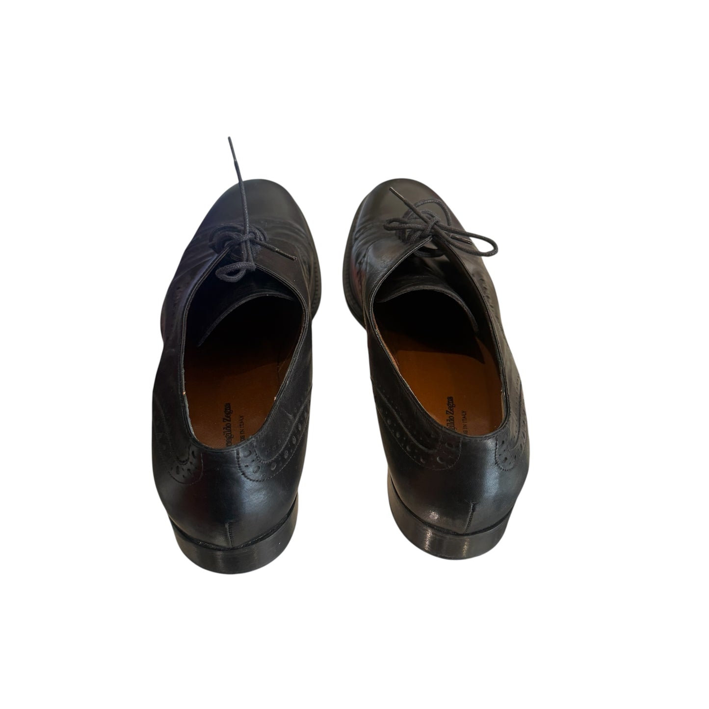 Emernegildo Zegna Black Oxford Shoes Size 41