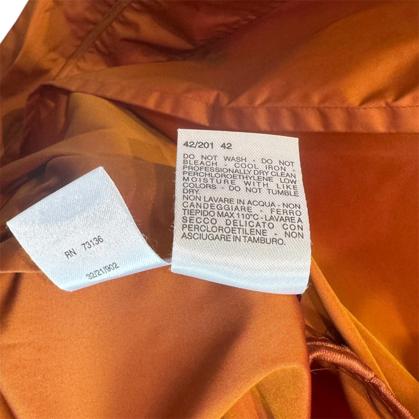 Weekend Max Mara Burnt Orange Jacket Size 42
