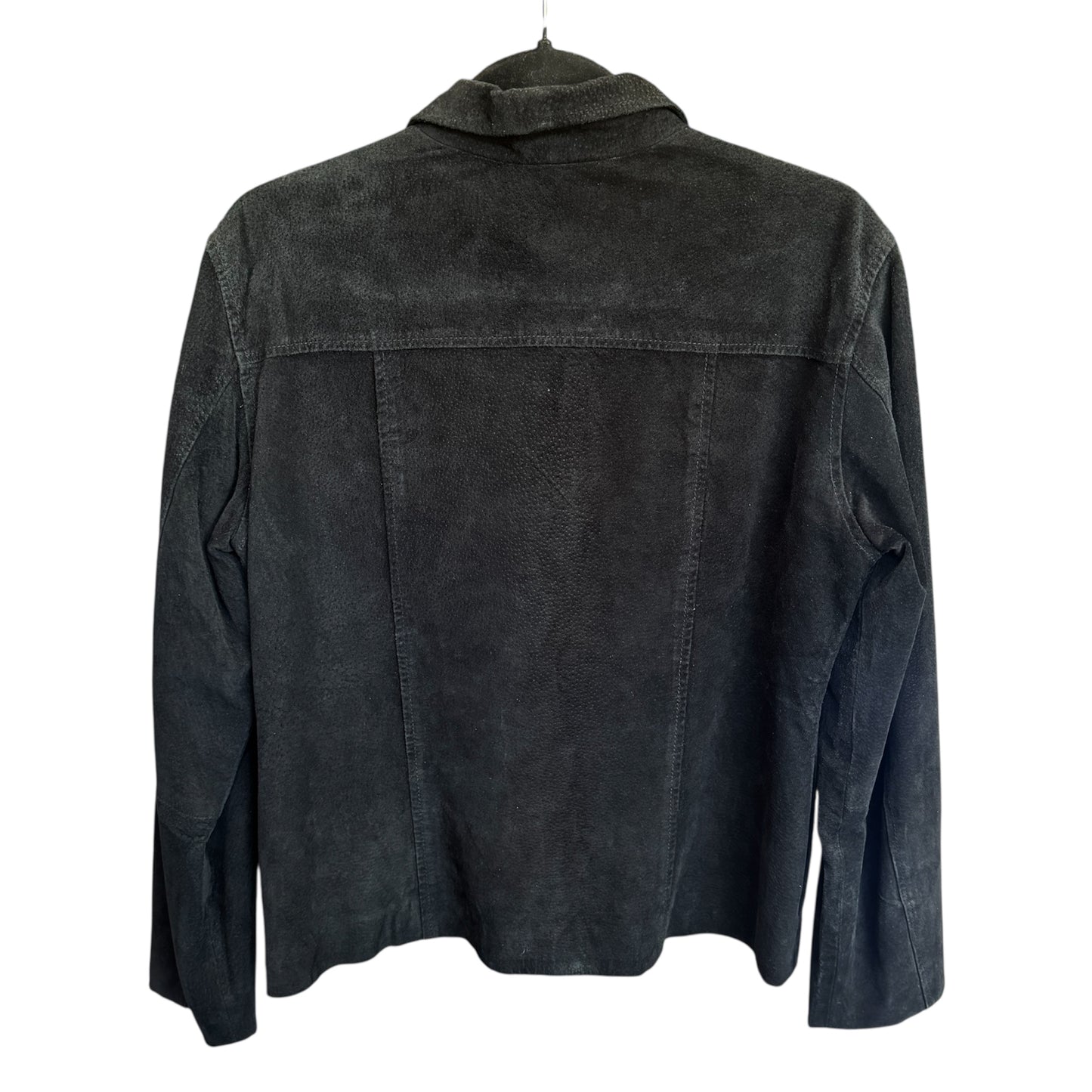 Genuine Sonoma Black Leather Suede Jacket Size Large