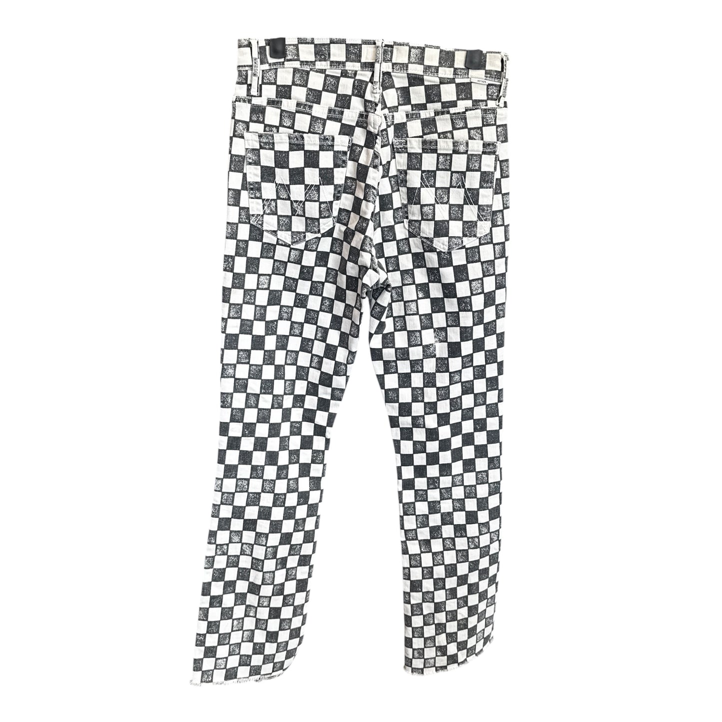 MOTHER The Insider Checkerboard Ankle Jeans Size 27