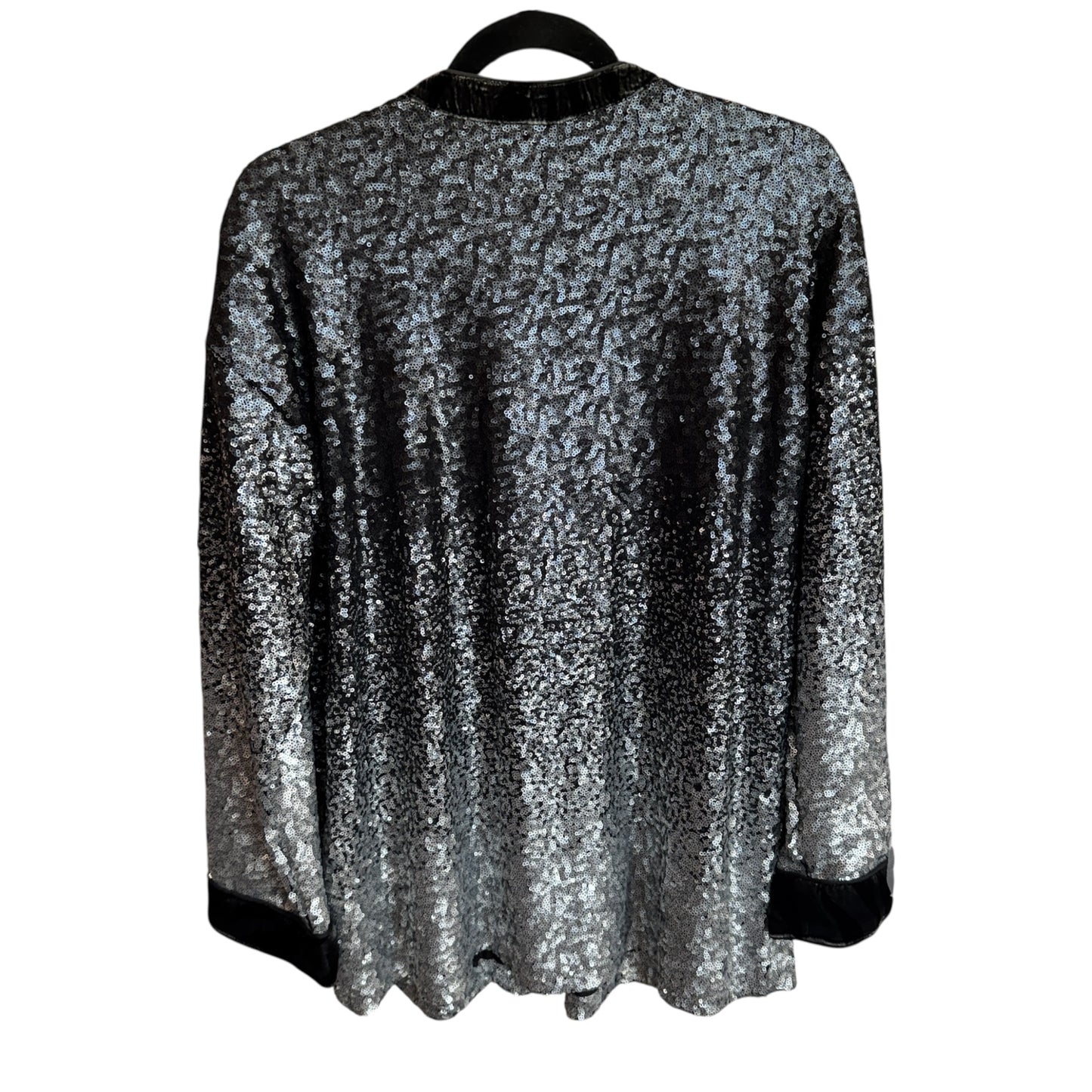 Johnny Was Gradient Sequined Button Up Top (Large)