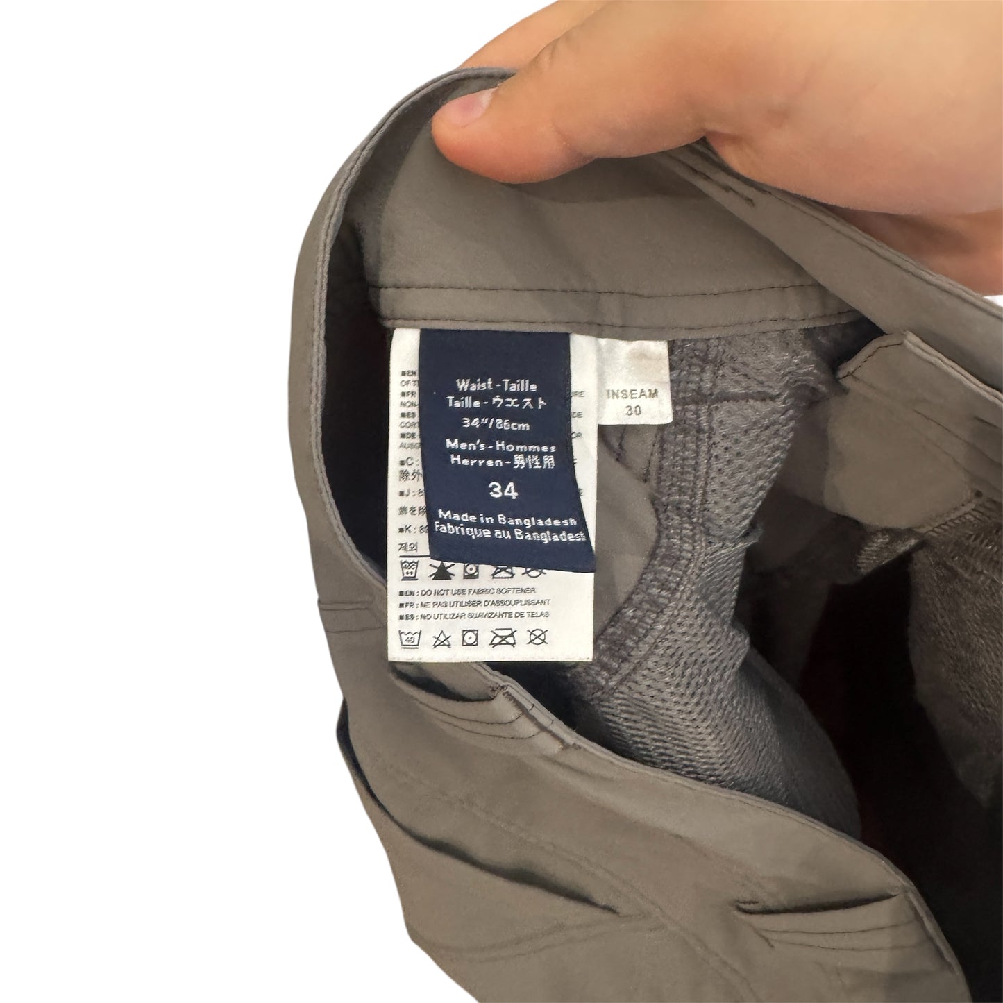 Arc'teryx Perimeter Grey Nylon Pants Size 34x30