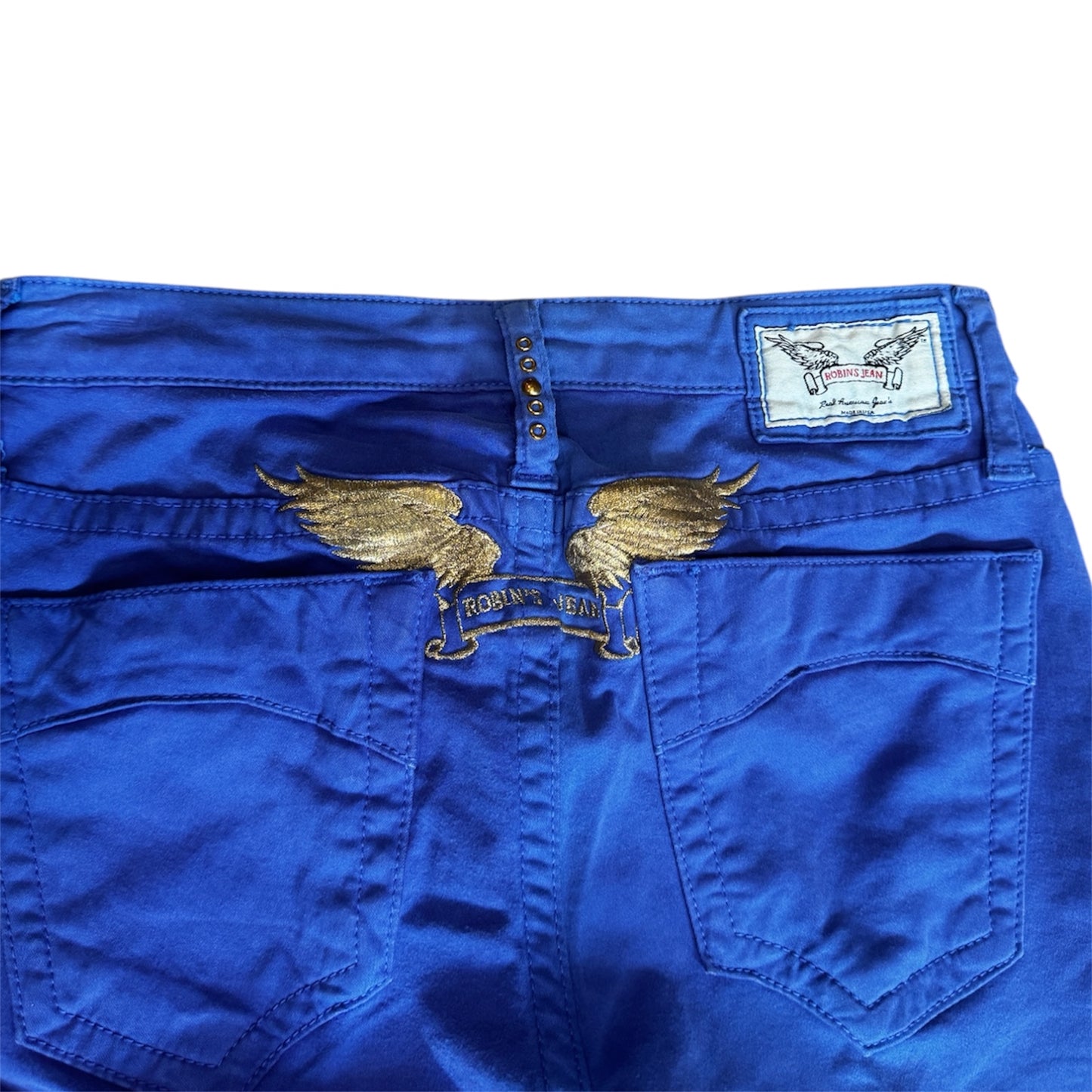 Robin's Jeans Lowrise Skinny Washed Blue Jean Size 26