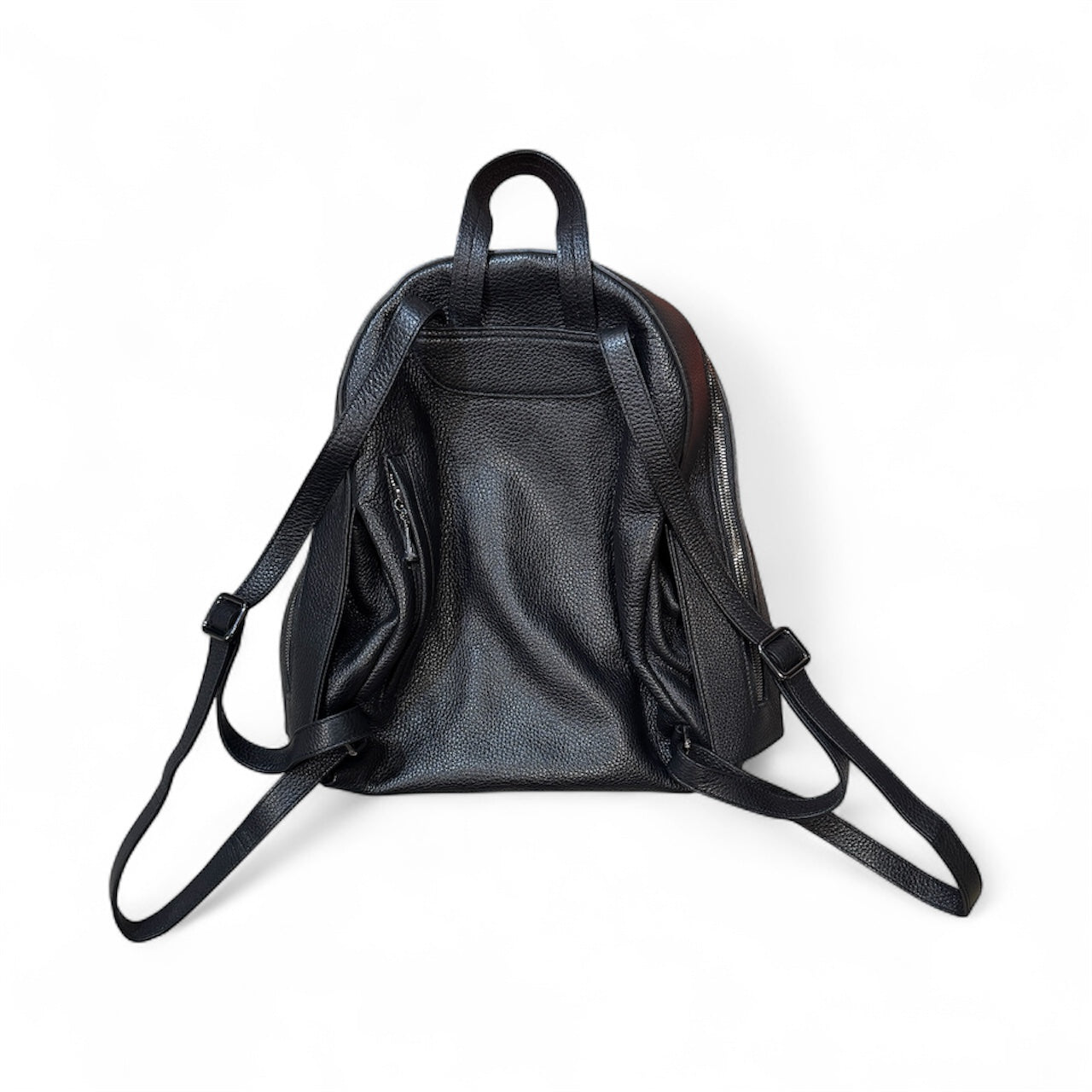 Plinio Visona Black Fur Backpack