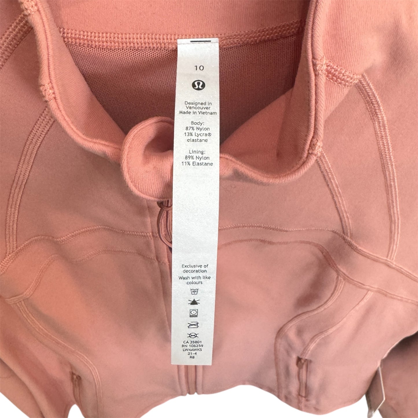 Lululemon Define Jacket in Nunu Pink Size 10