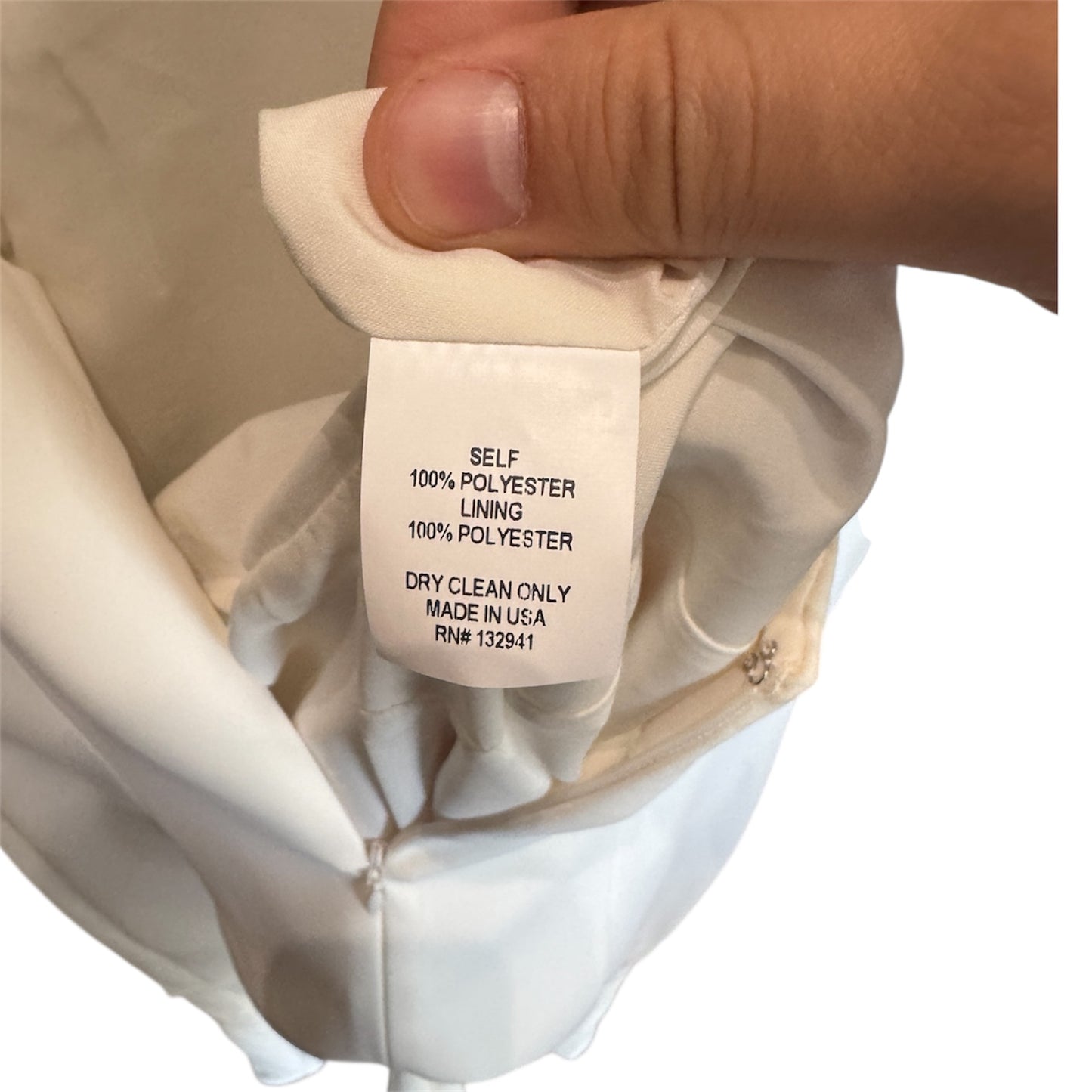 Amanda Uprichard Evalina Ivory Dress Size Small