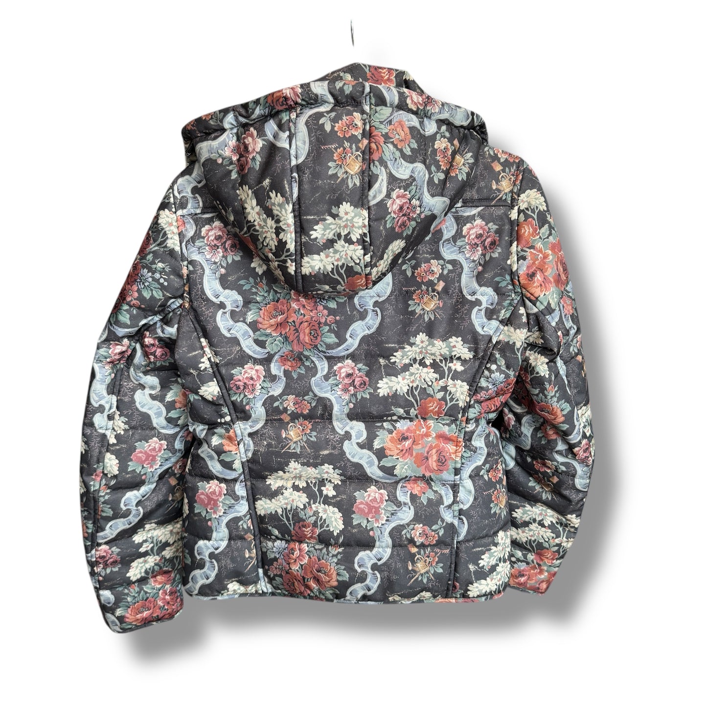 Authier Ski 'Big Roses' Puffer Jacket Size 40