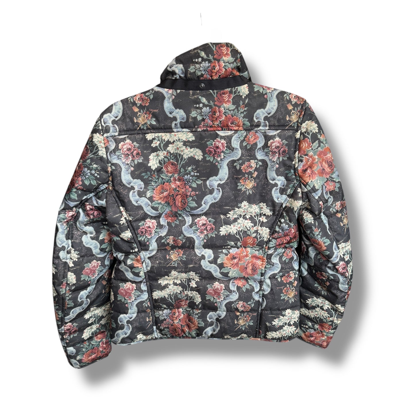 Authier Ski 'Big Roses' Puffer Jacket Size 40