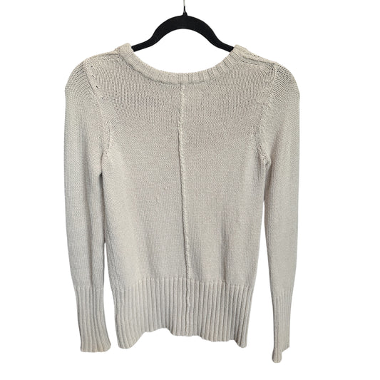 Brochu Walker Beige Knit Sweater Size Small