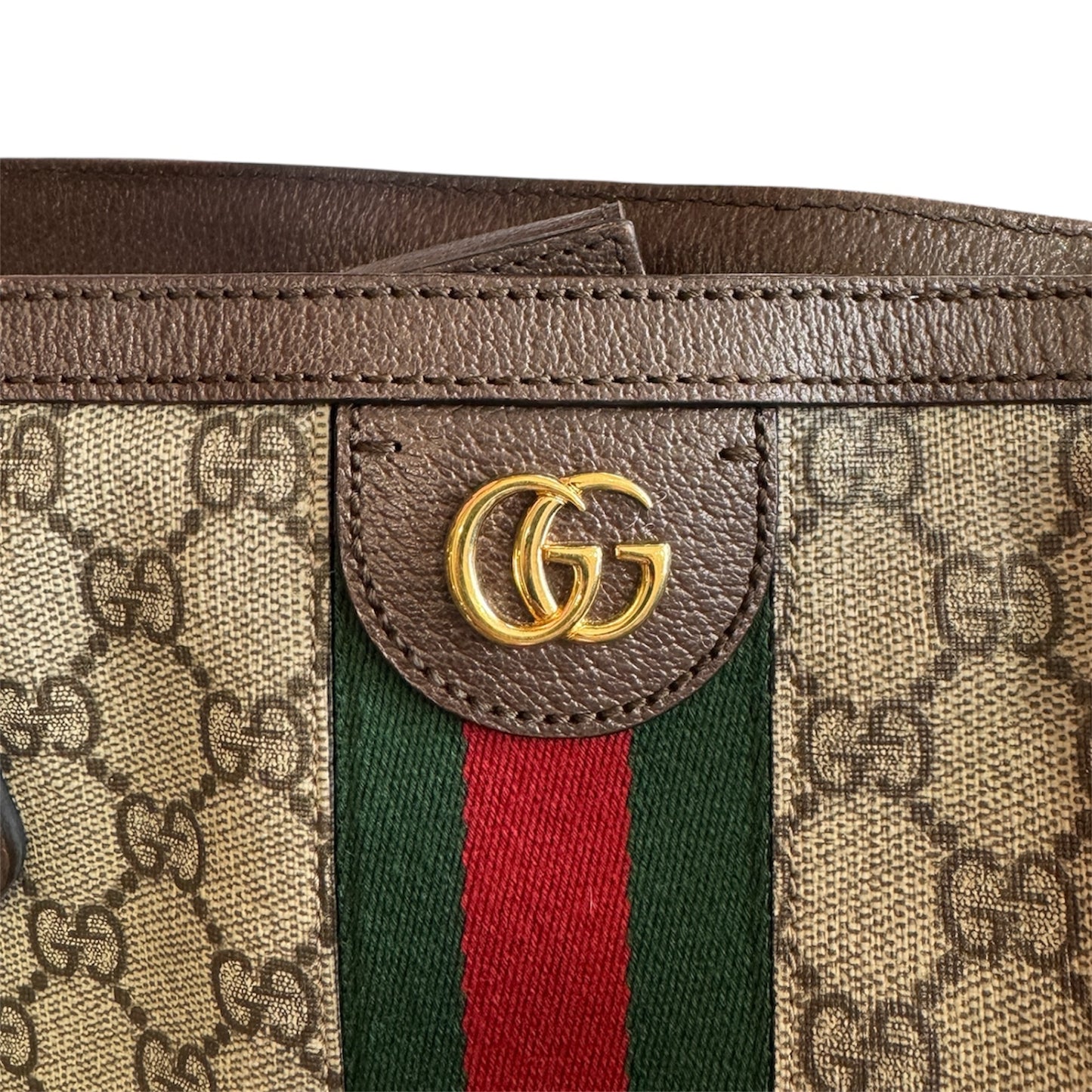 Gucci Ophidia Supreme GG Monogram Brown Tote