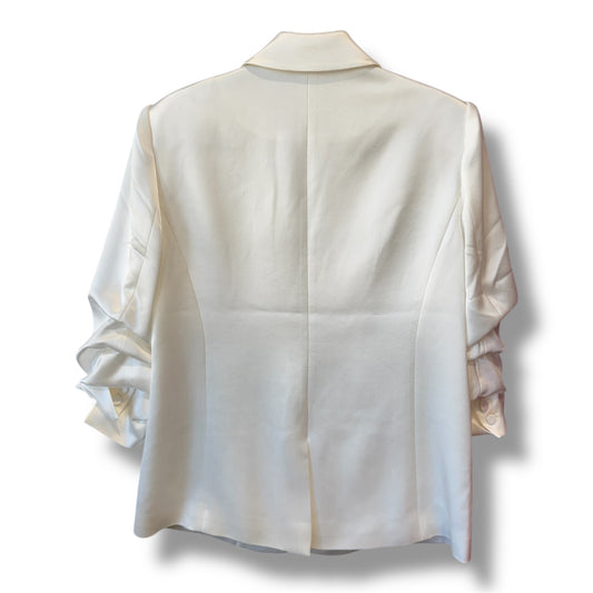 Cinq a Sept Kylie White Ivory Single Breast Blazer Size 8
