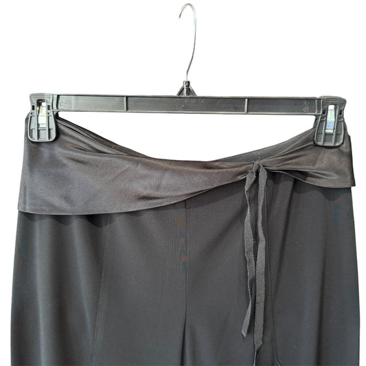 Emporio Armani Draped Black Dress Pants Size 6