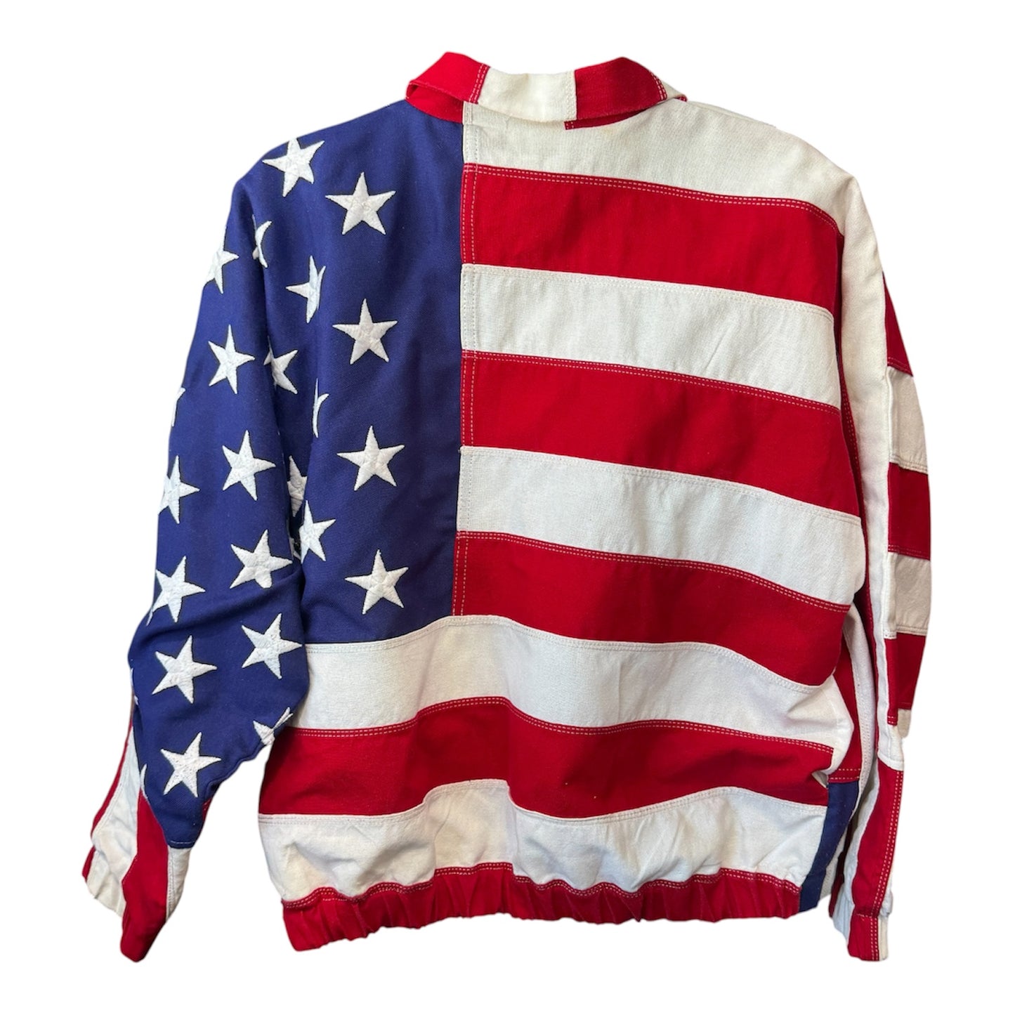 Vintage Limited Edition USA Flag Zip Up Jacket XS