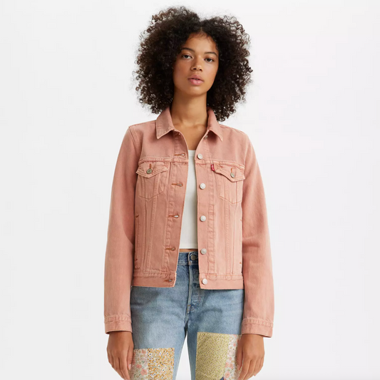 Levi's Original Women's Trucker Jacket Pink Size L