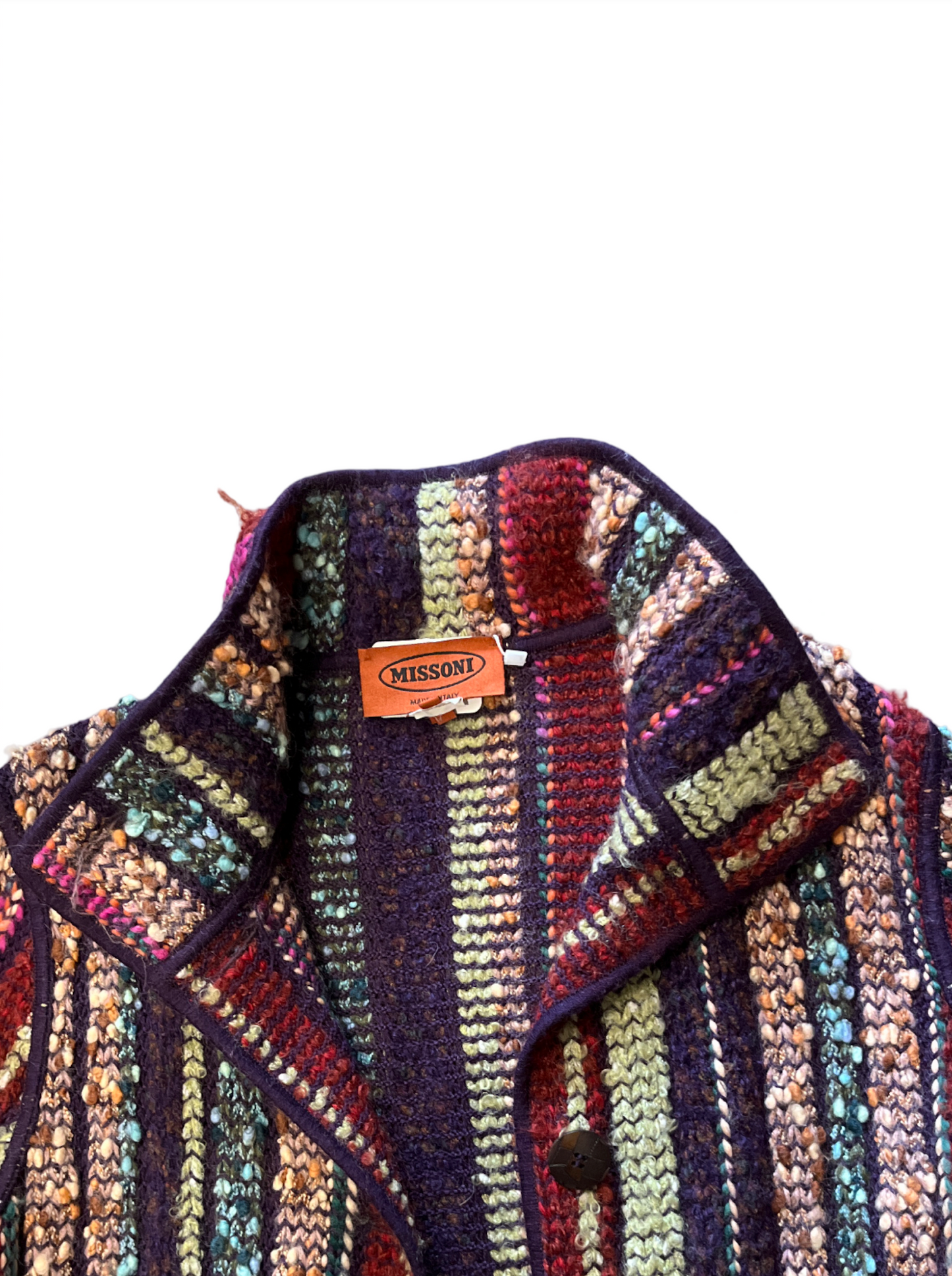 Missoni Knit Long Jacket /42