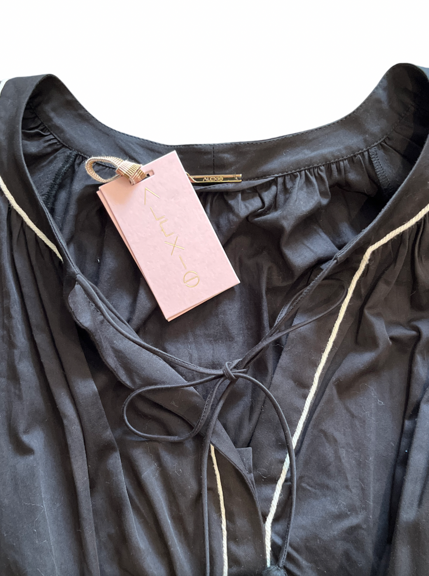 Alexis Belia Black/White Embroidered Dress /M