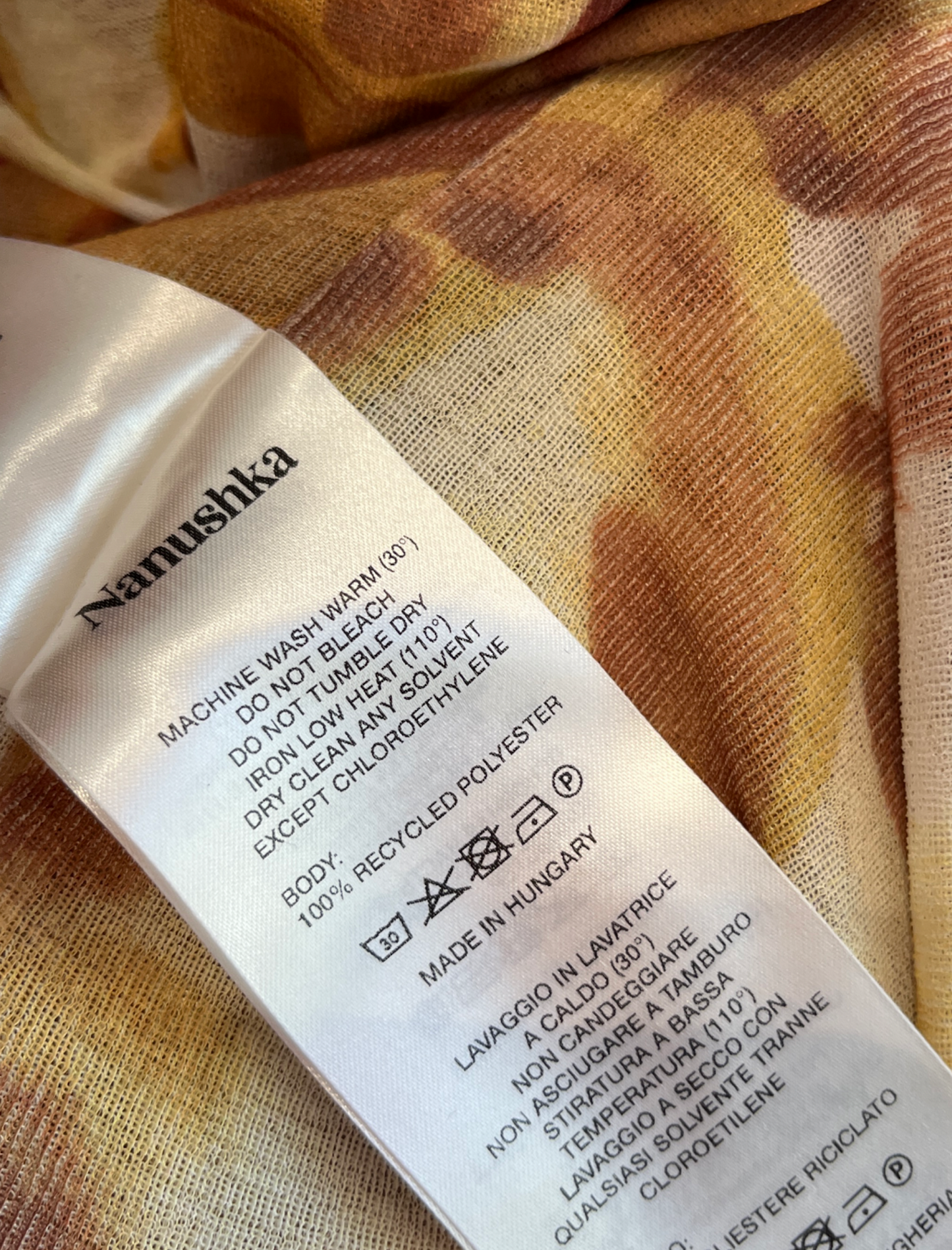 Nanushka Jasno Printed Medium Midi Dress