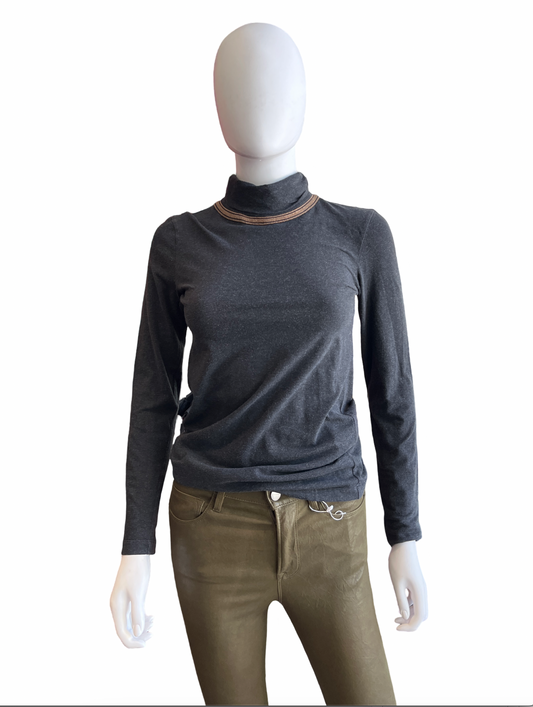 Brunello Cuchinelli Grey Turtle Neck /S
