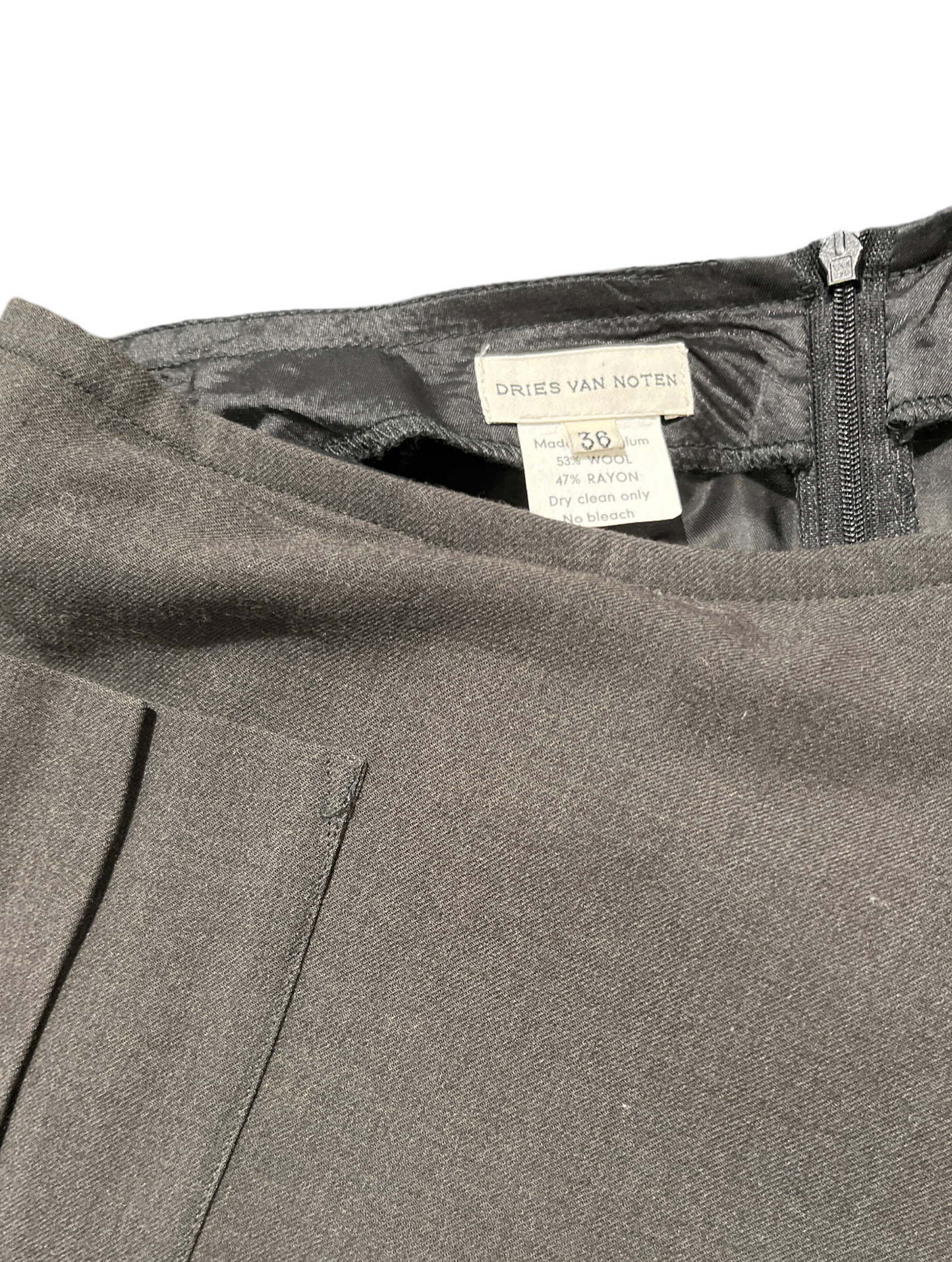 Designer Dries Van Noten Palazzo Skirt /36
