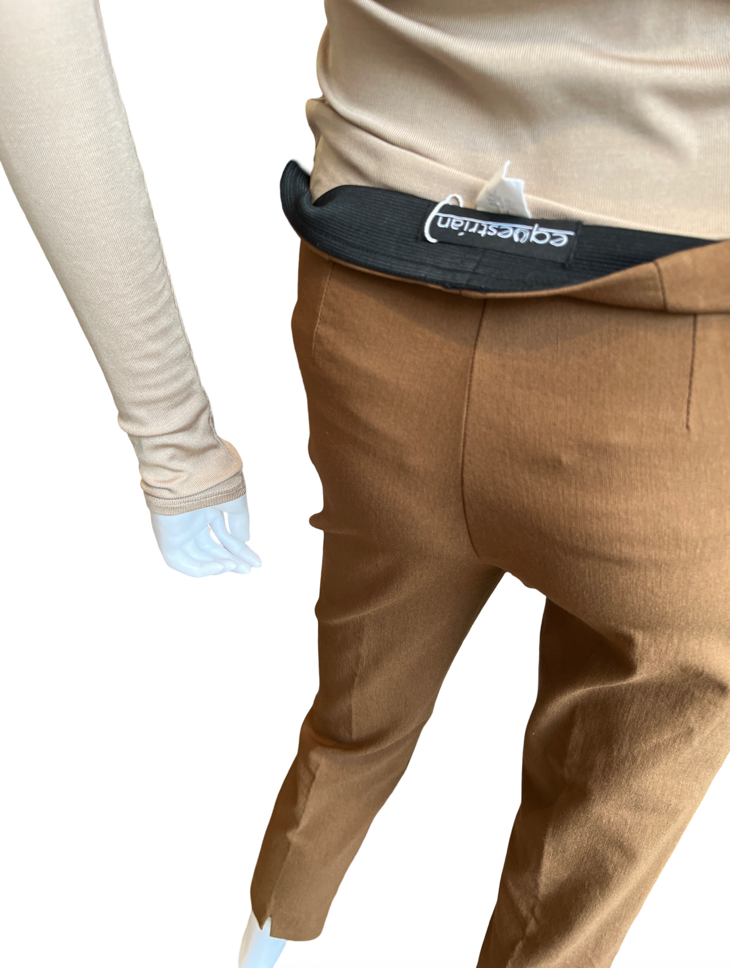 Equestrian Brown Tan Pants