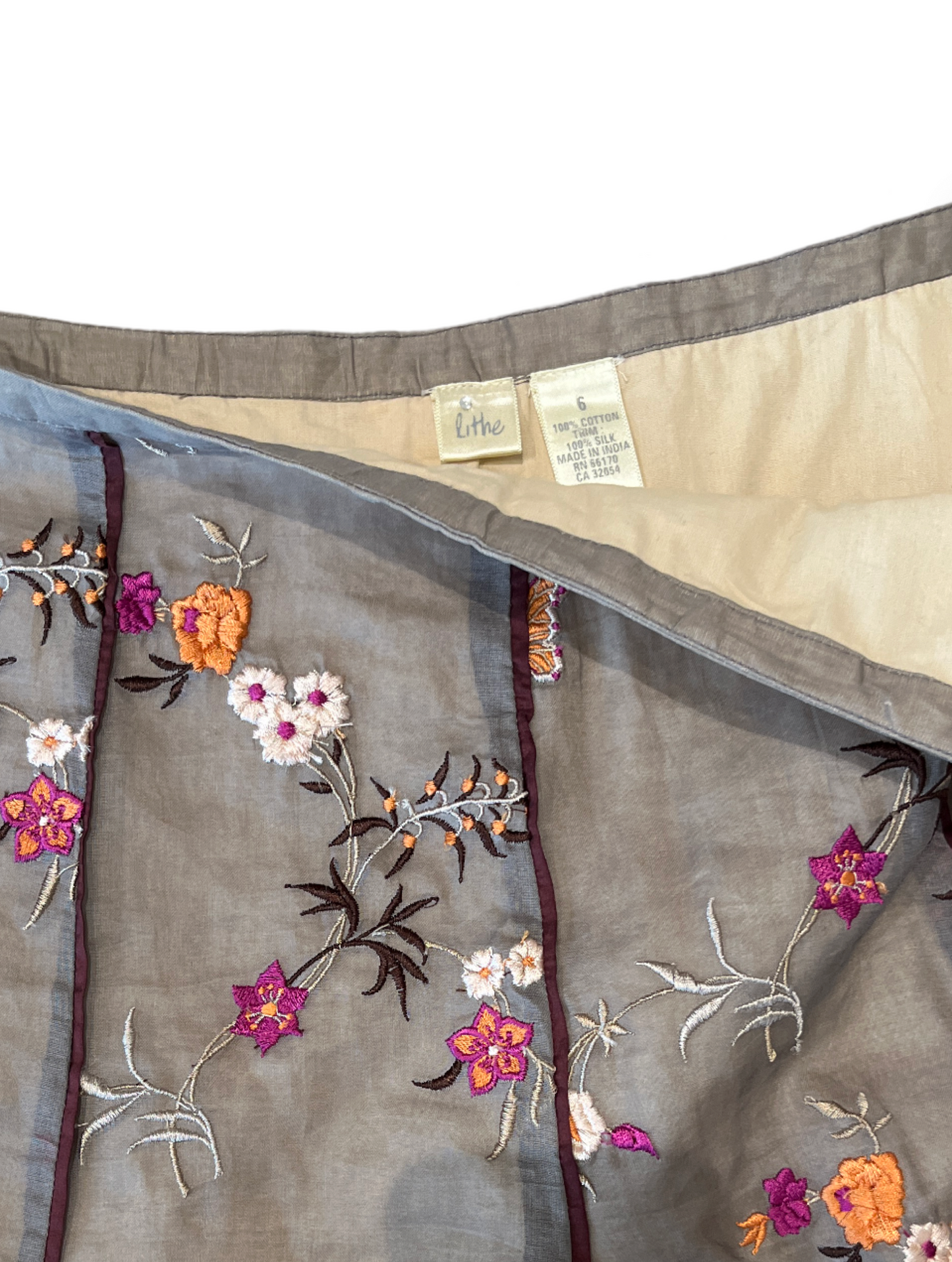 Lithe Anthropologie Butterfly Skirt /6