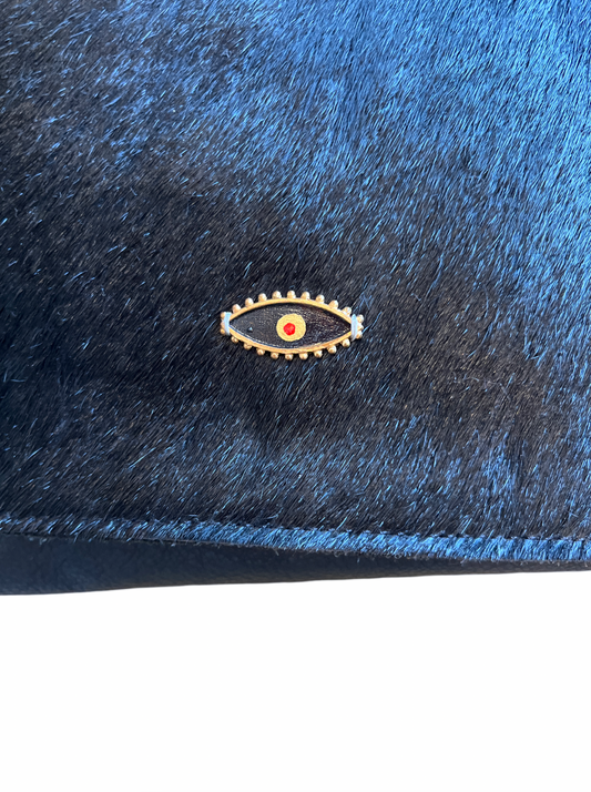 Sous Les Pavés Paris - Black Leather Bag