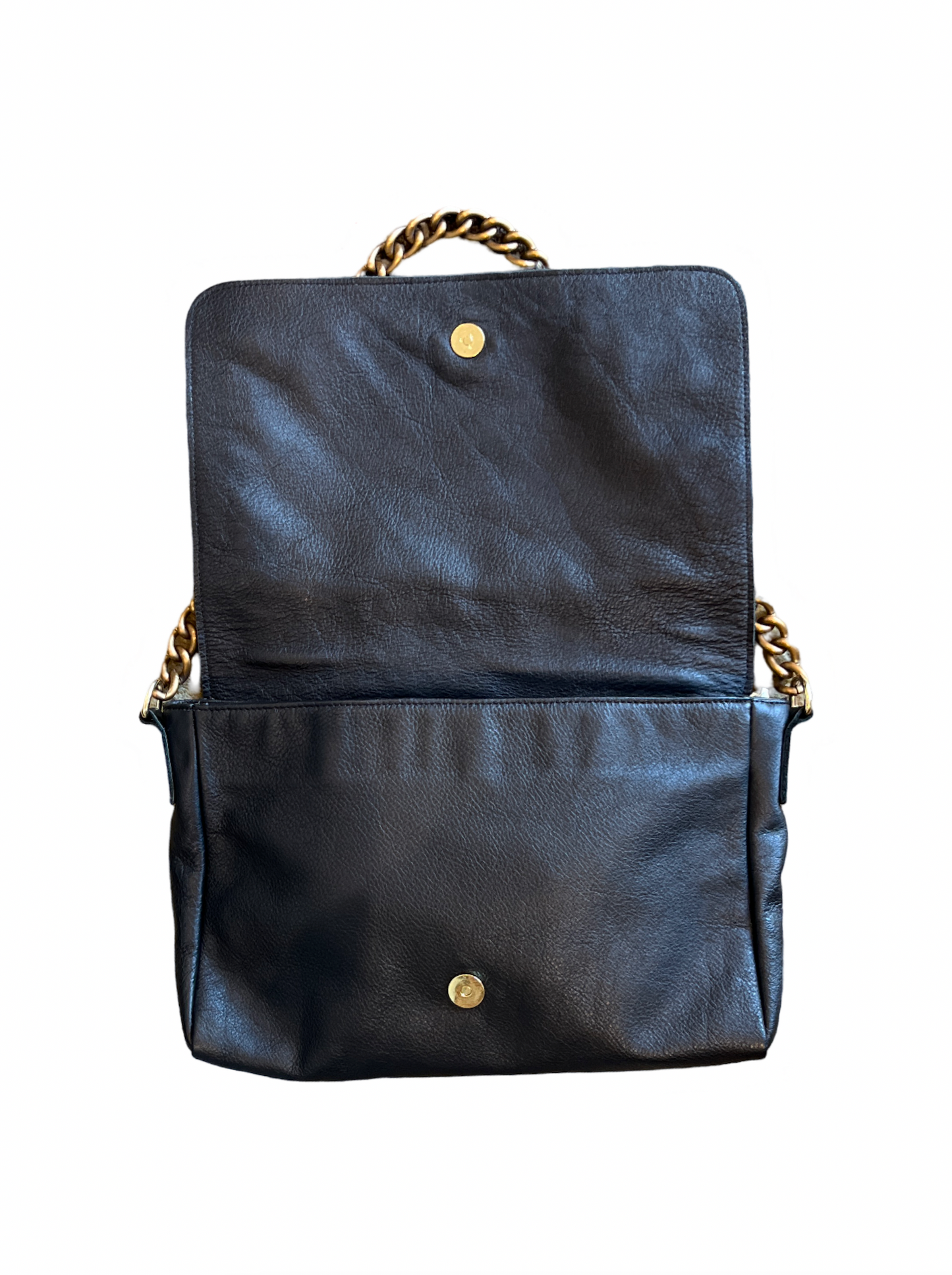 Sous Les Pavés Paris - Black Leather Bag