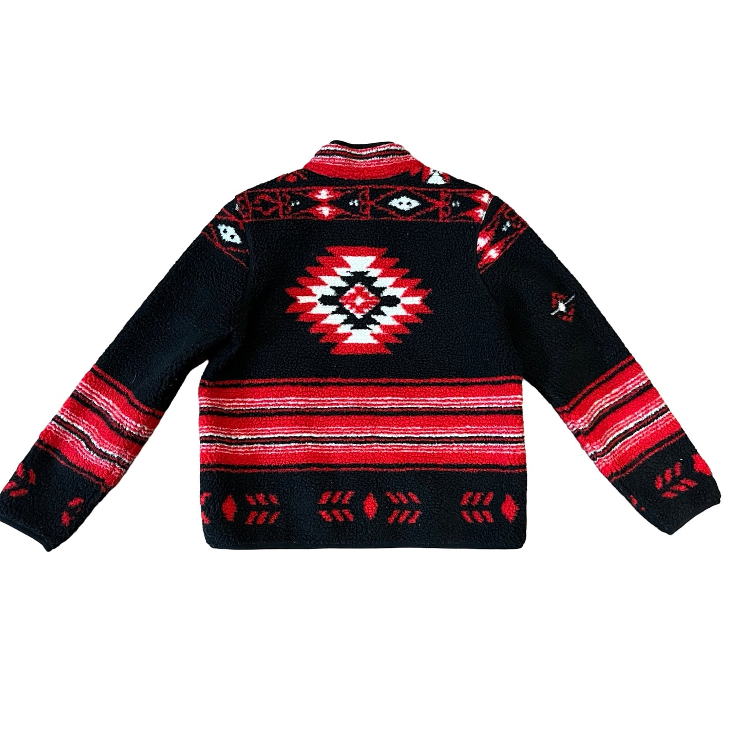 Ralph Lauren Aztec Jacquard Faux-Shearling Jacket