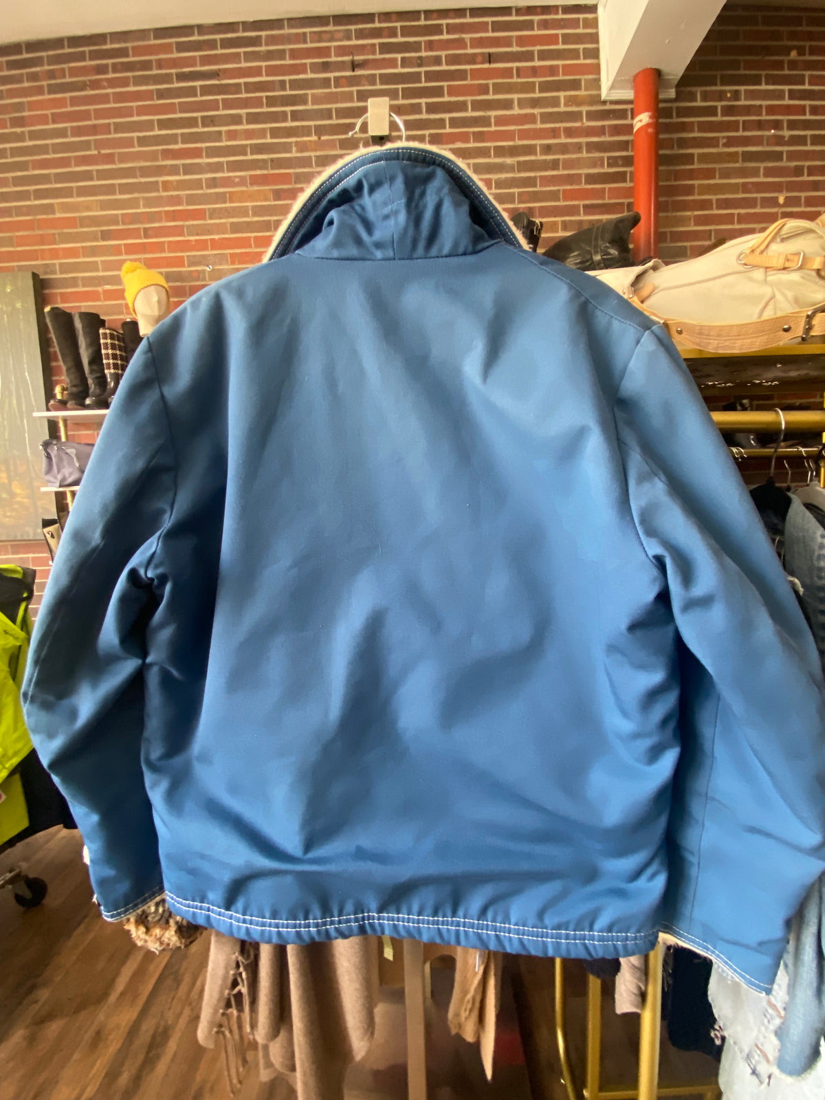 Silton Vintage 1970's roe bucks sherpa lined denim jacket