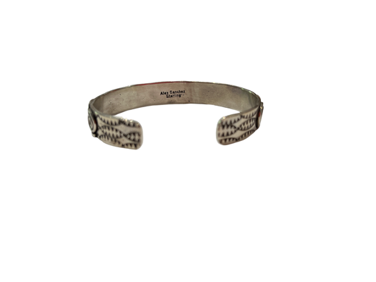 Collectible Navajo Alex Sanchez Sterling Cuff/Bracelet