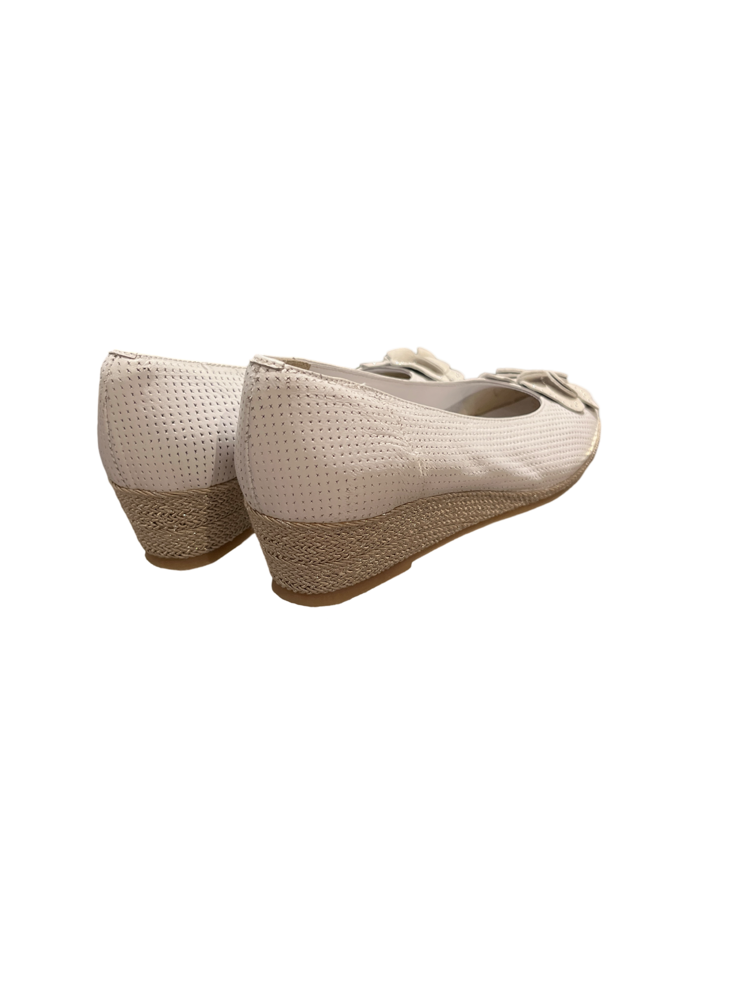 Sesto Meucci Mailie Leather White Pumps /9.5