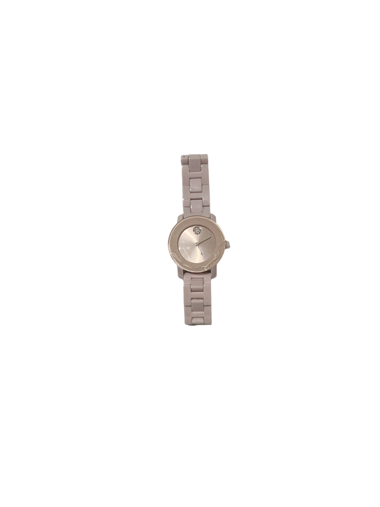 Movado Bold Crystal Accent Soft Lavander Ceramic Wash