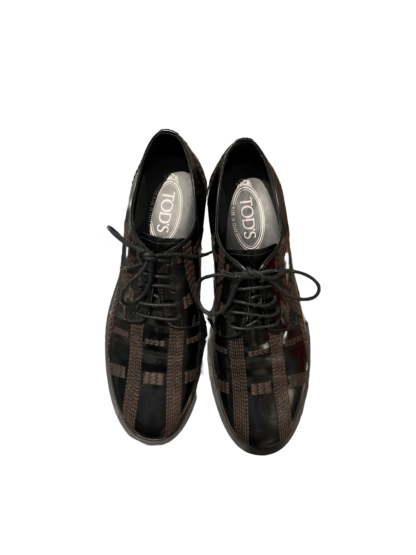 Tod's Lace- Ups Leather Dark Brown /38.5