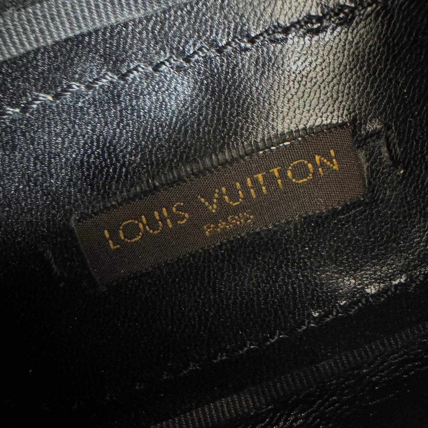 Louis Vuitton Black Damier Laminated Suede Lace Up Derby Size 6