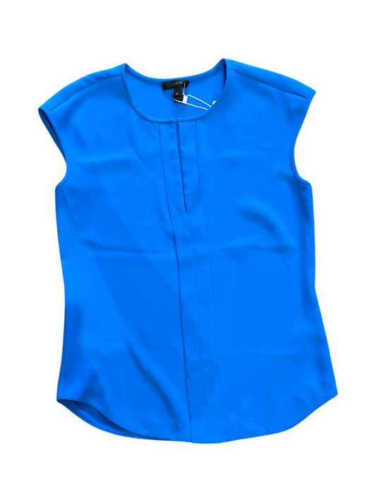 J Crew Royal Blue Blouse Size 4