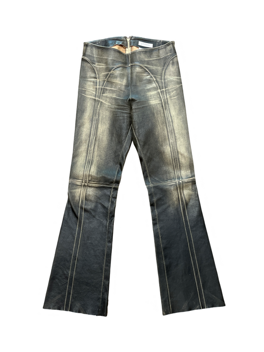 Jitrois Leather Stretch Pants 38