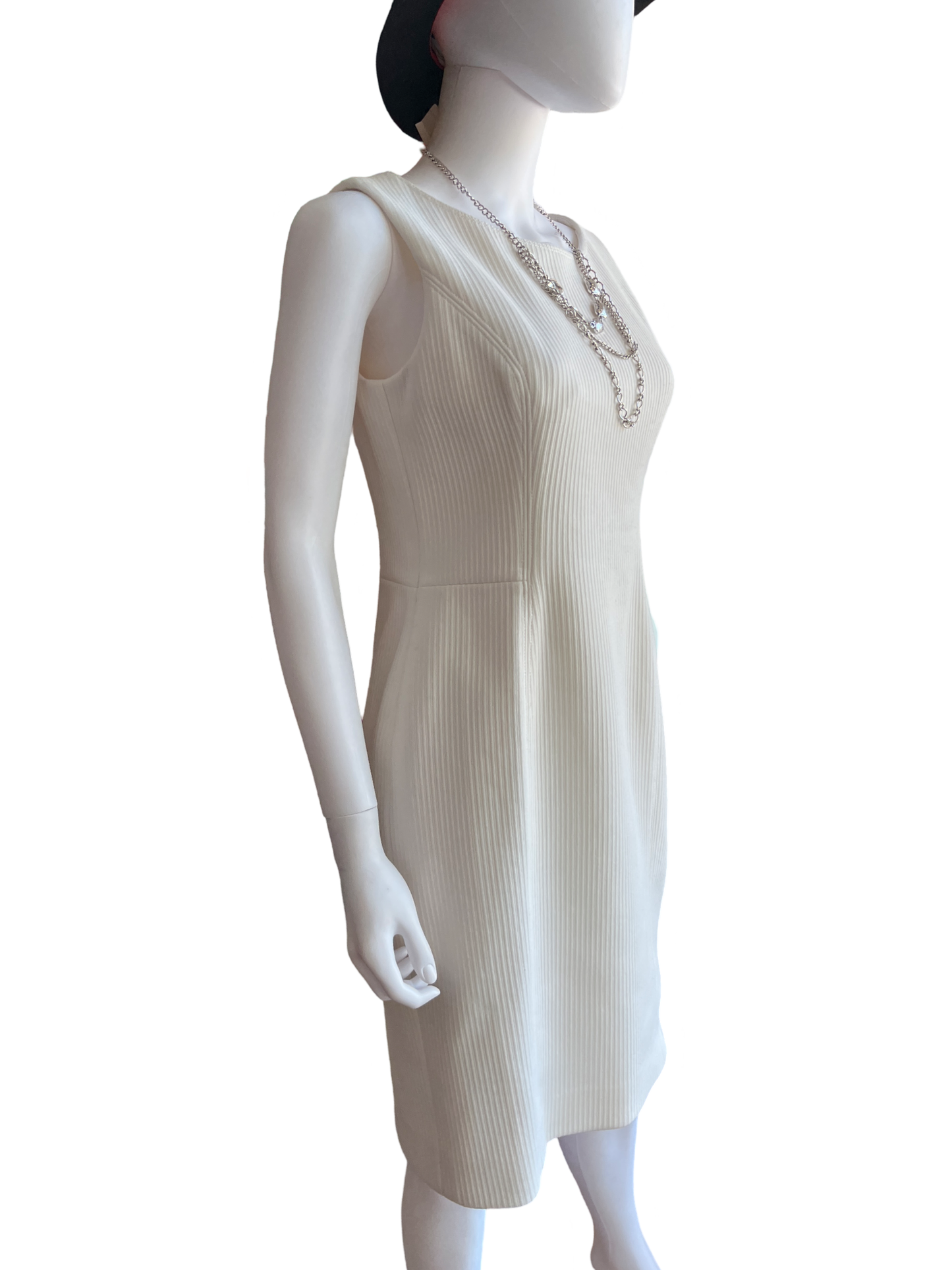 Oscar de la Renta Ivory Shift Dress Size 8
