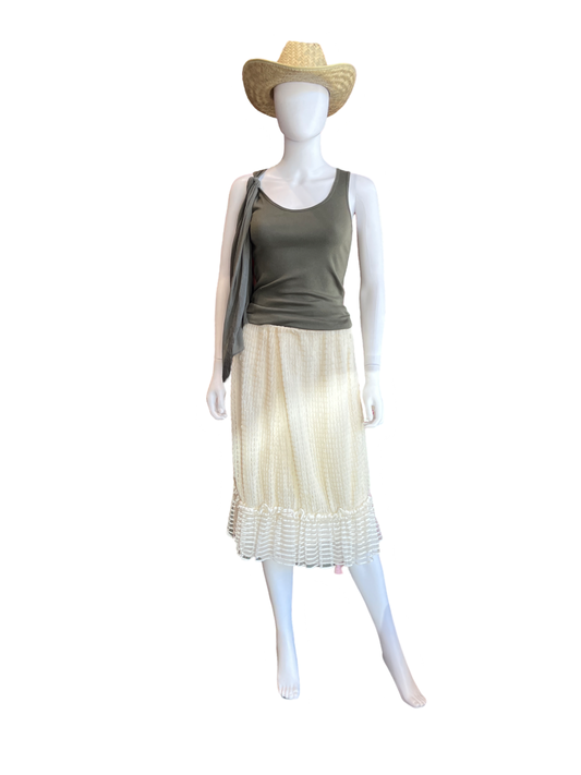 Brunello Cucinelli Olive Green Top /S