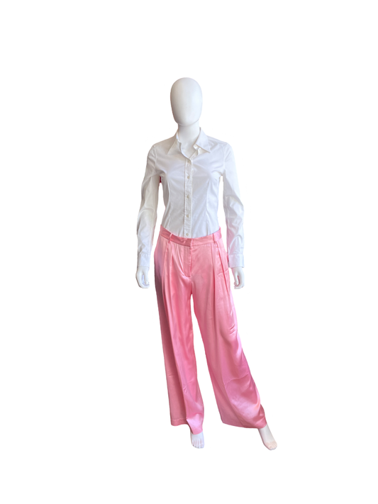 Dolce & Gabbana White Stretch Poplin Shirt /S