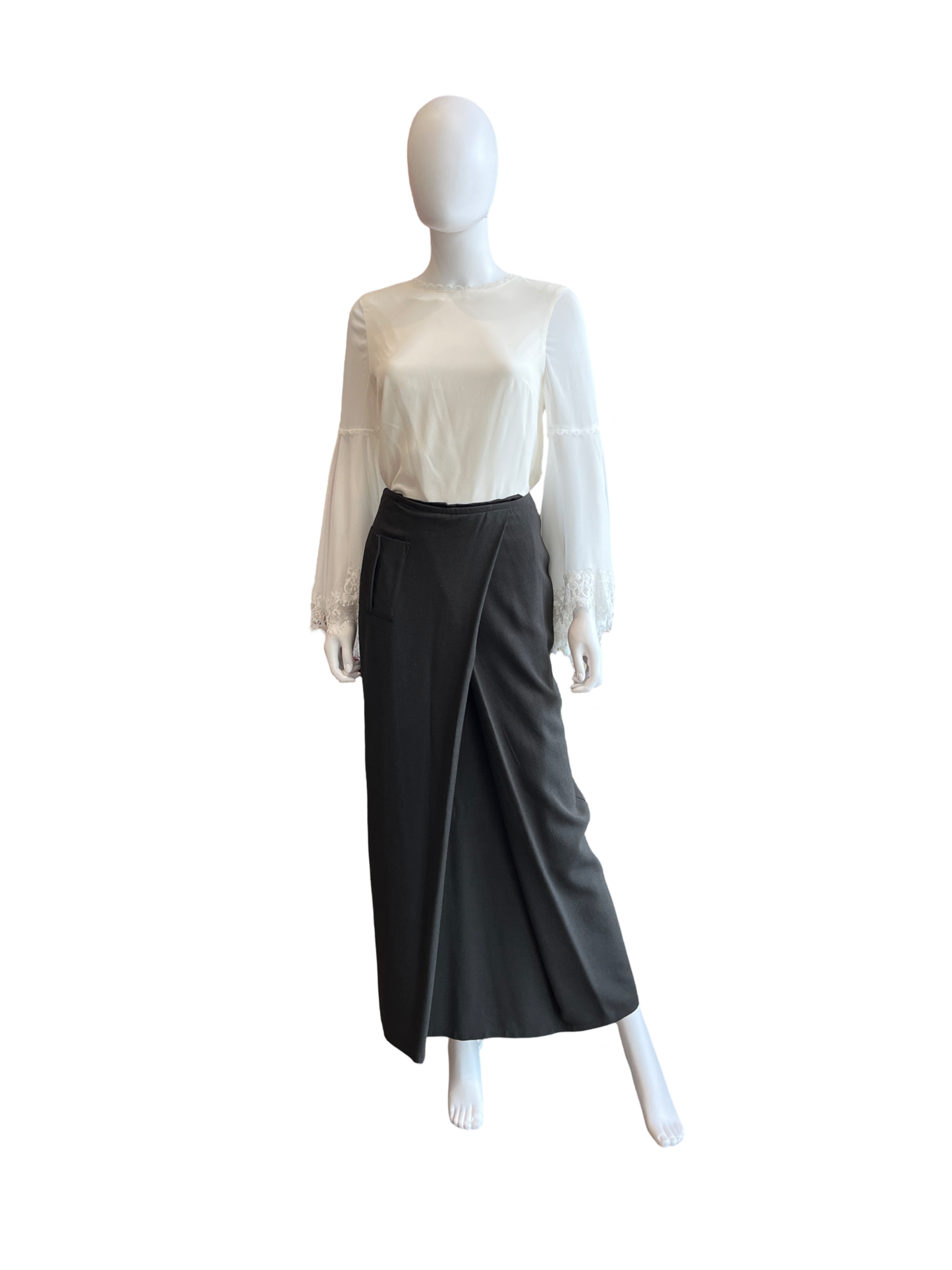 Designer Dries Van Noten Palazzo Skirt /36