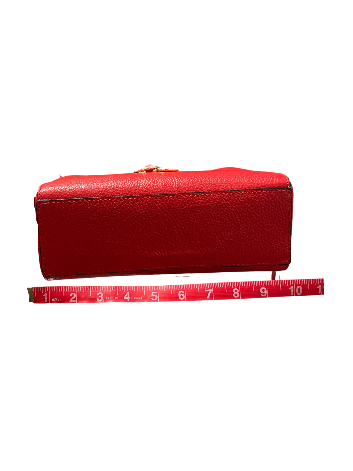 Italian Handmade Genuine Red Grain Leather Purse