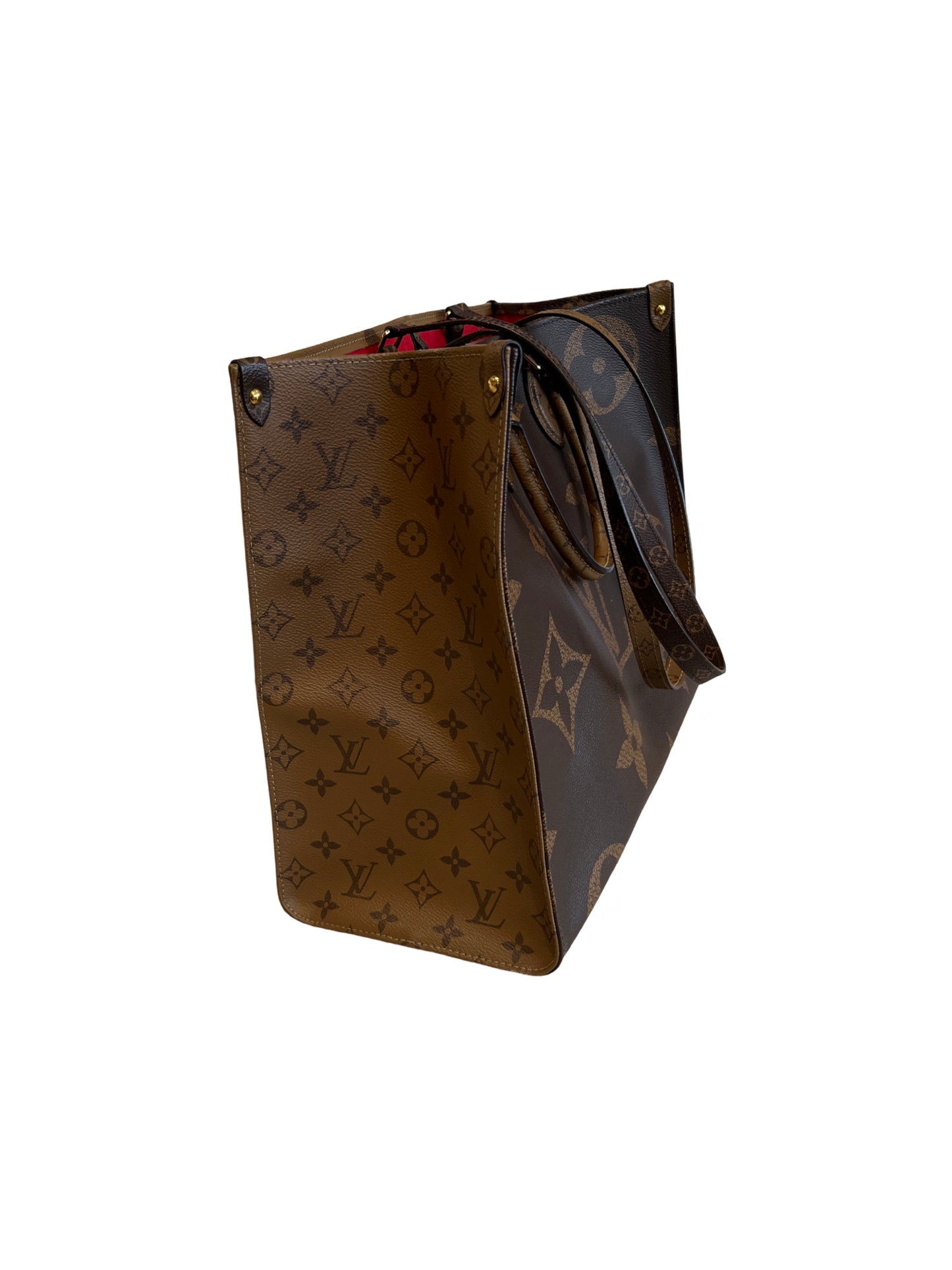 Louis Vuitton OnTheGo Voyage GM Reverse Monogram Leather Tote